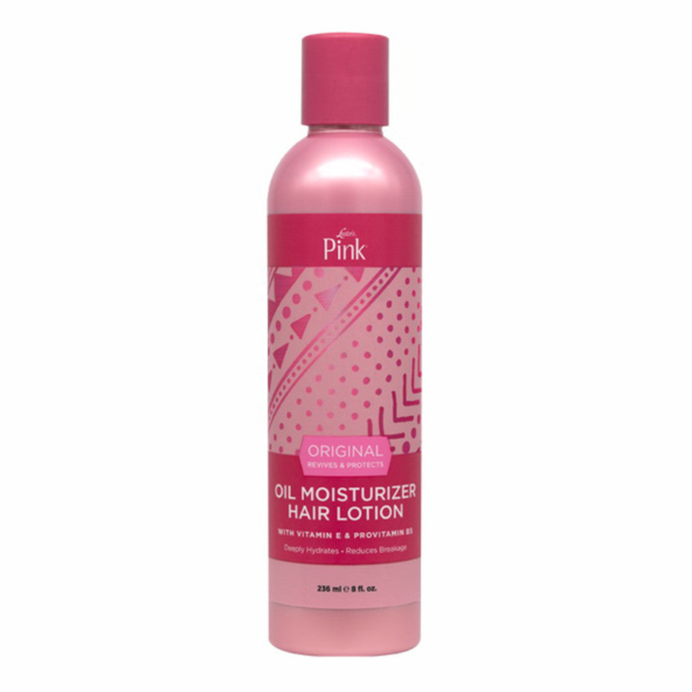 Lusters Pink Oil Moisturizer Hair Lotion For Medium And Coarse Hair Textures, 8 Oz